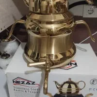 سماور روگازی و ساعت برنز