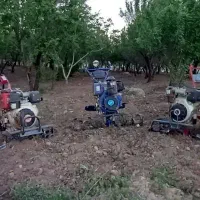 باغکنی با دستگاه تیلر ۱۰و۱۲ اسب