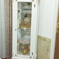 بوفه و آینه کنسول گل گلدان زیر تلویزیونی|بوفه، ویترین، کنسول|اسلامآباد غرب, |دیوار