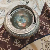 خاویار خوری برنجی قدیمی قدمت دار|کلکسیون اشیاء عتیقه|پیشوا, |دیوار