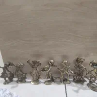 هفت عدد مجسمه برنزی کوچیک|مجسمه، تندیس، ماکت|تهران, سلسبیل شمالی|دیوار