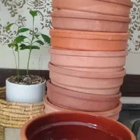 کاسه سفالی وظروف پذیرایی