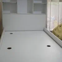تخت یکنفره با کتابخانه نو