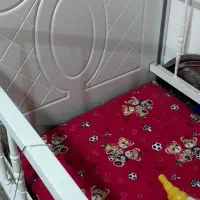 تخت کودک همراه تشک مناسب تا ۸ سال|تخت و سرویس خواب|ری, دولت‌آباد|دیوار