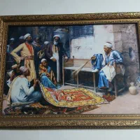 ساعت و تابلو فرش