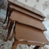 میز تماما چوب نو نو تازه خریداری شده چهارتیکه
