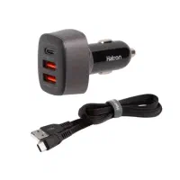 شارژرفندکی هترون مدل HCC3210PQ به همراه کابل
