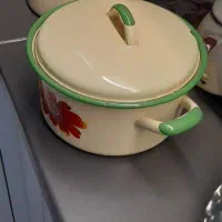 کتری وقوری لعابی قدیمی|سماور، چای‌ساز، قهوه‌ساز|قزوین, |دیوار