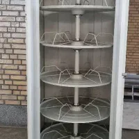 کمد بایگانی بشقابی ۵ طبقه کاور دار