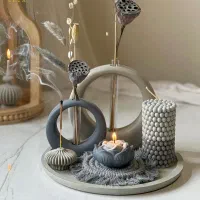 آموزش سنگ مصنوعی و شمع