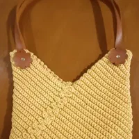 کیف مکرومه دست بافت