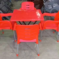 صندلی دسته دار پایه فلزی طرح تسا کد 101