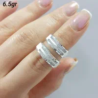 انگشتر ست نقره عروس داماد روکش طلا کدprans0154|بدلیجات|تبریز, |دیوار