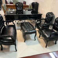 مبلمان اداری دفتری سلطنتی ساینا/مشکی پتینه|دفتر کار|چهاردانگه (تهران), |دیوار