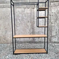 رگال ویترین استند شلف فلزی|کتابخانه، شلف، قفسه‌های دیواری|رباط‌کریم, رباط‌کریم|دیوار