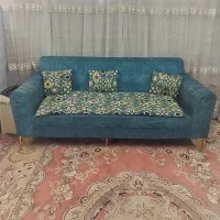 مبلمان ال، راحتی به همراه نشیمن و کوسن، میز ناهار