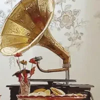 گرامافون برند مطرح کلمبیا با اجزای فابریک