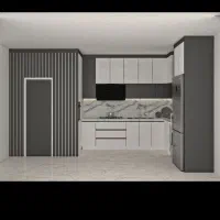 نصب و ساخت درب چوبی کابینت آشپزخانه نصب جارختوابی