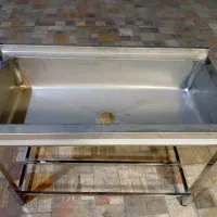 دو عدد وان ظرفشویی تمام استیل نگیر ( سینک تک لگن )