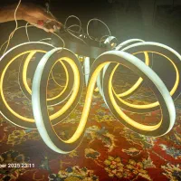 لوستر LED مدل|لوستر و چراغ آویز|قزوین, |دیوار