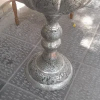 سنگاب قلمزنی نقره قلم کنار مبلمانی ۵۰ درصد تخفیف|کلکسیون اشیاء عتیقه|اصفهان, خواجو|دیوار