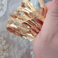 شش عدد النگو مدل فیوژن طلا روس نو|بدلیجات|نور, |دیوار