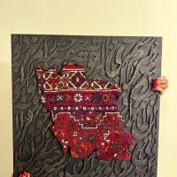 تابلوفرش دستباف کالیگرافی شناسنامه دار