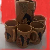 پارچ و لیوان سرامیکی