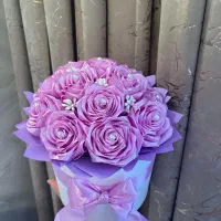 گل روبانی|گل مصنوعی|فیروزآباد (فارس), |دیوار