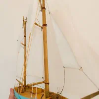 ماکت قایق (کشتی )بادبانی کوچک|کلکسیون و سرگرمی|محمدشهر, ولدآباد|دیوار