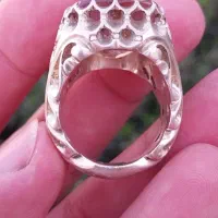 نگشتر نقره دستساز آمیترین اصل ۳۲ گرم|جواهرات|بندرعباس, |دیوار