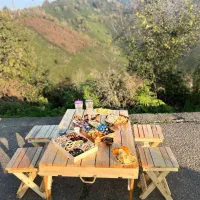 میز و صندلی تاشو وکرسی