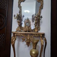 اینه کنسول شمعدان و گلدان