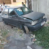 پراید تصادفی روشن حرکت