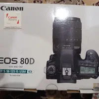 دوربین کنون 80d همراه با لوازم