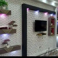 نقاشی ساختمان طرح کاغذ دیواری