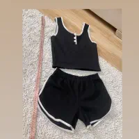 نیم تنه برند اورال شلوارک تاپ ست