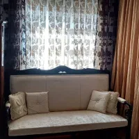 مبل استیل پنج نفره با میز وسط