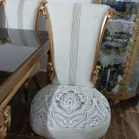 میز نهارخوری تمییز ۸ نفره چوب راش در حد نو|میز و صندلی غذاخوری|خرم‌آباد, |دیوار