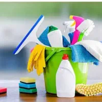 خانم برای نظافت منزل