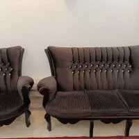 مبل 7نفره همراه جلو مبلی بوفه|مبلمان خانگی و میز عسلی|خلخال, |دیوار