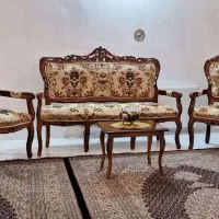 مبل سلطنتی، سالم ، پارچه ترکیه، همراه با میز