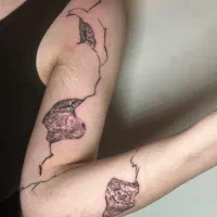 اجرای تتو و آموزش تتو بدن|خدمات آرایشگری و زیبایی|رشت, منظریه|دیوار