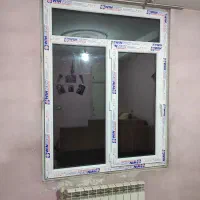 درب پنجره دوجداره توری شیشه ساختمان نصاب تعمیرات