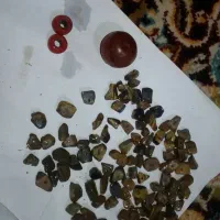 سنگ زمین گردی چشم ببری مهره یمن دومرجان|کلکسیون اشیاء عتیقه|زابل, |دیوار