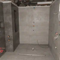 سنگ‌ کاری آجرنما موزاییک کاشی سرامیک چسپی ودوغابی