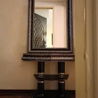 آینه وکنسول مرغوب وبدون موج باجنس مرغوب