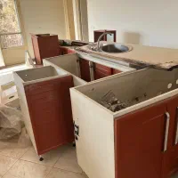 کابینت فلزی درب mdf