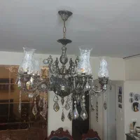 لوستر آنتیک و دو عدد دیوار کوب آنتیک