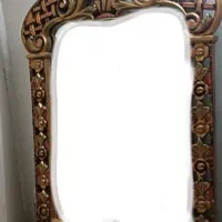 میز آرایش منبت کاری طلایی